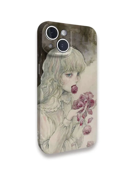 iPhone-Hülle mit Rosenmotiv