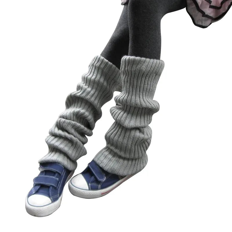 Cozy Ribbed Slouch Leg Warmers