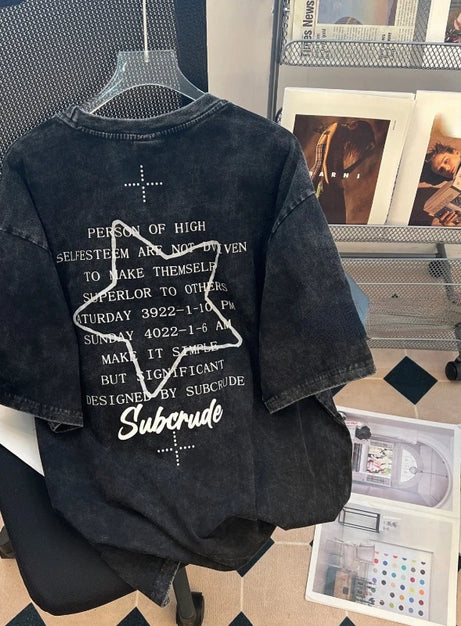 Grunge Cosmic Washed T-Shirt