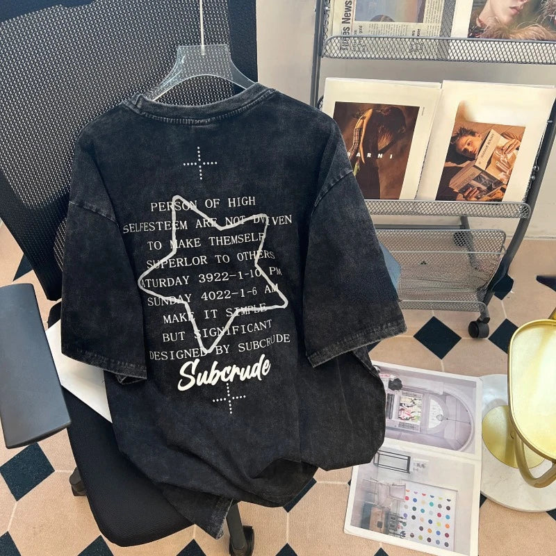 Grunge Cosmic Washed T-Shirt