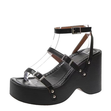 Strapped Eclipse Platform Sandals