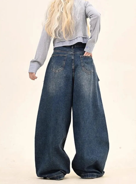 Plaid Clash Statement Jeans