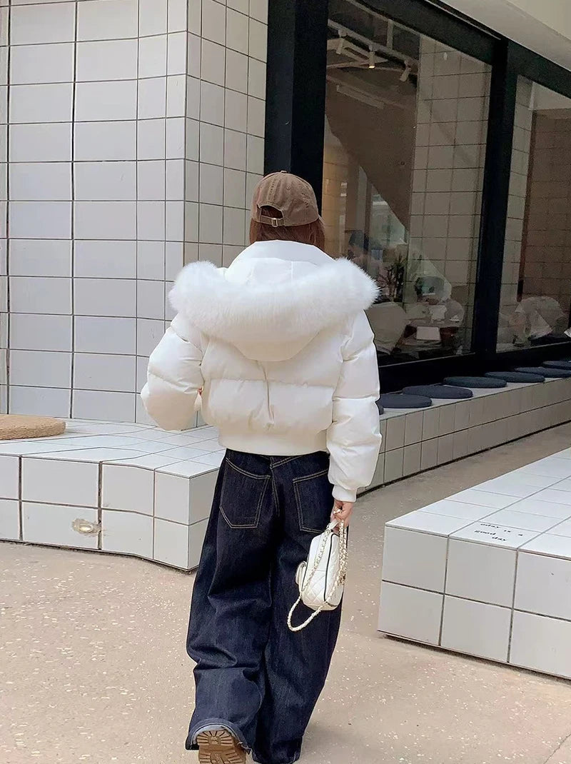 Arctic Angel White Puff Jacket