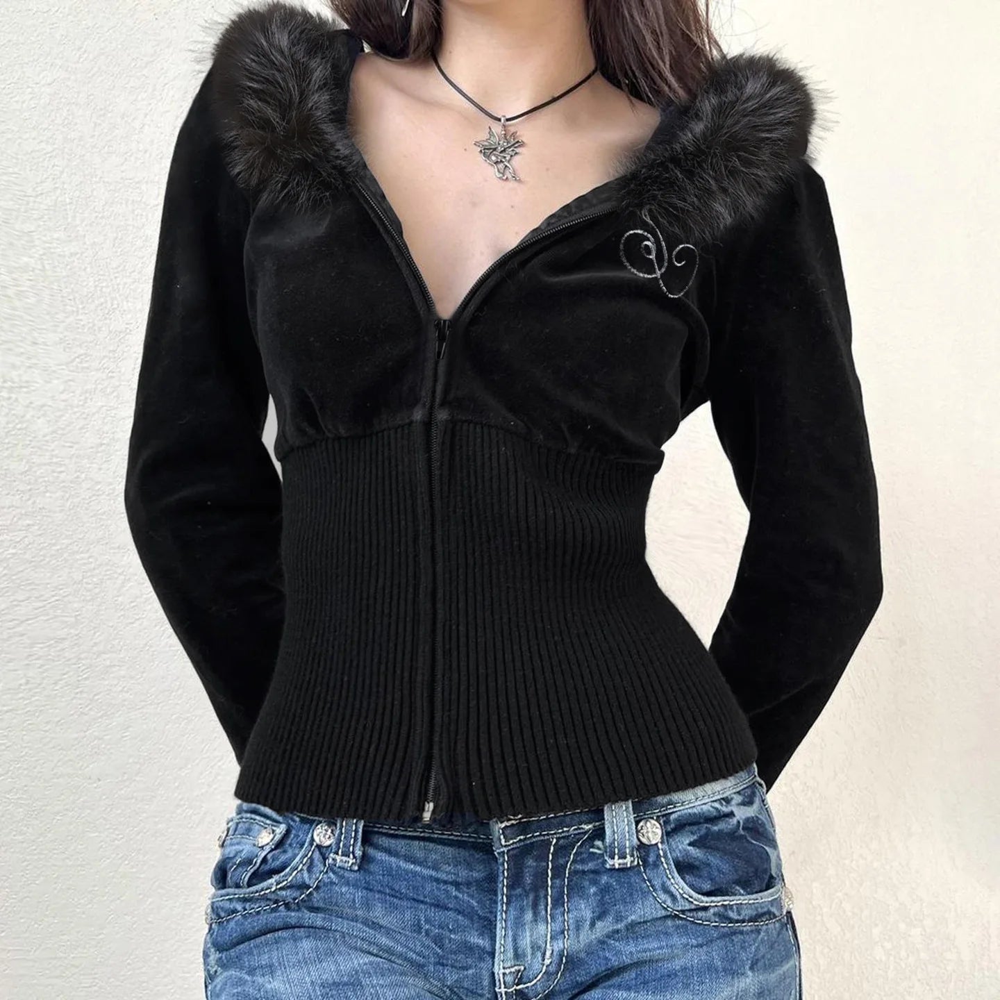 Velvet Vixen Corset Hoodie