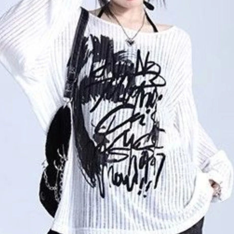 Abstract Echo Sweater