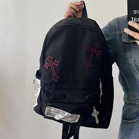 Crimson Cross Gothic Backpack