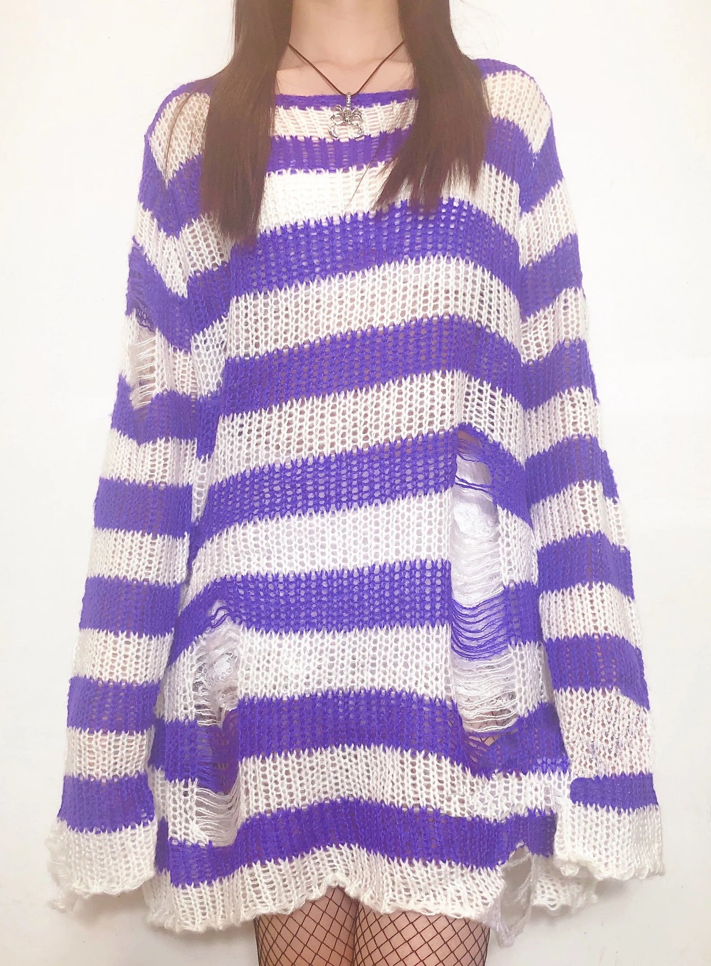 Grunge Candy Randig tröja