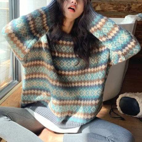 Mountain Mist Fair Isle Sweater