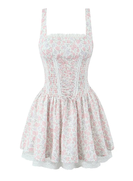Blush Garden Corset Dress