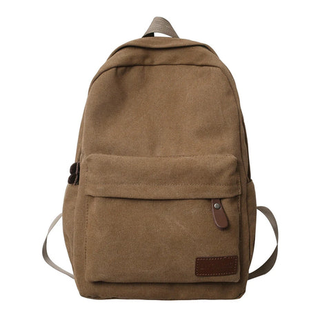 Classic Sand Canvas Backpack