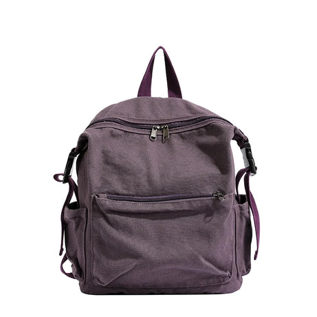 Dusty Plum Canvas Backpack