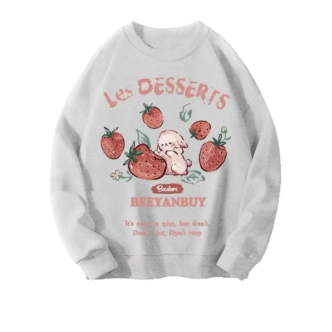 Strawberry Bunny Chocolate Sweatshirt