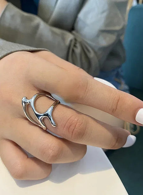 Liquid Metal Open Ring