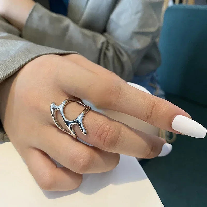 Liquid Metal Open Ring