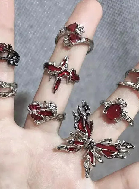 Bloodmoon Gothic Rings