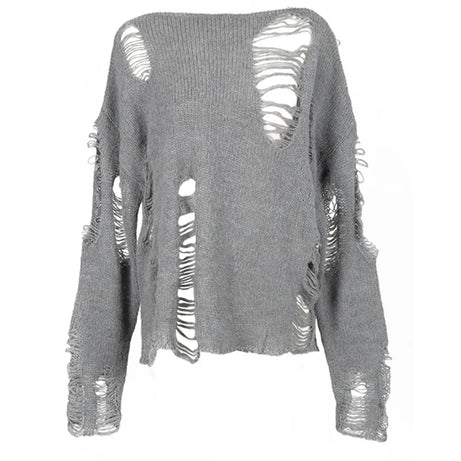 Shattered Threads Distressed Sweater