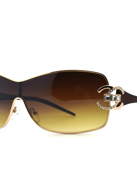 Luxe Diva Shield Sunglasses