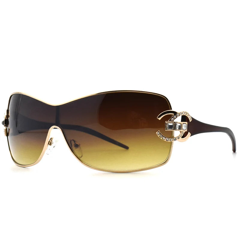 Luxe Diva Shield Sunglasses