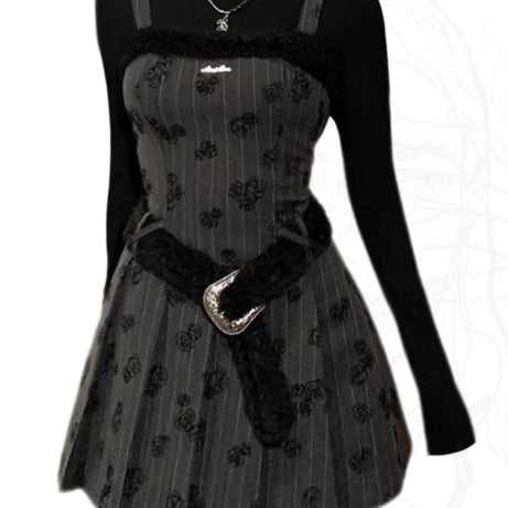 Velvet Rose Gothic Dress