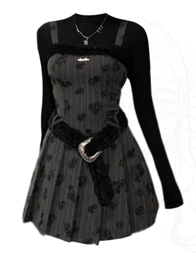 Velvet Rose Gothic Dress