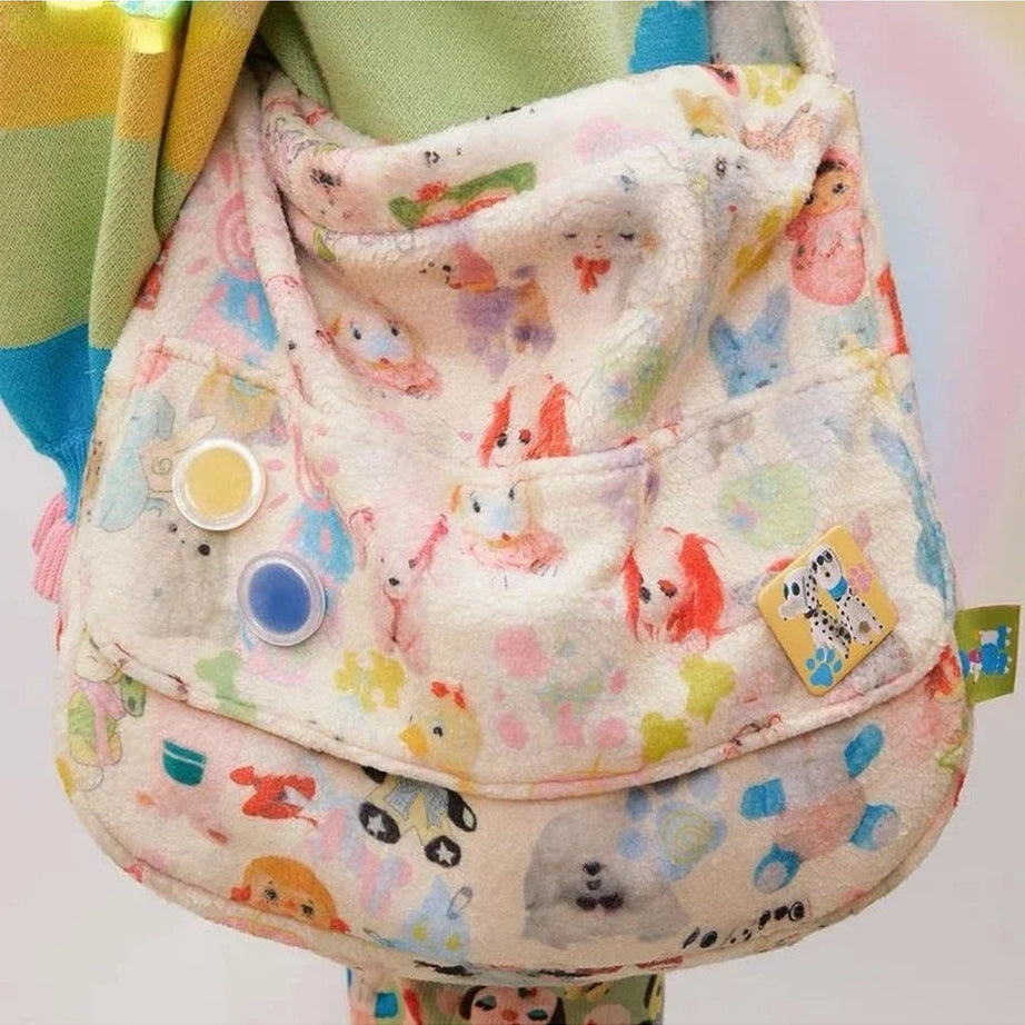 Y2k Whimsical Wonderland Plush Bag