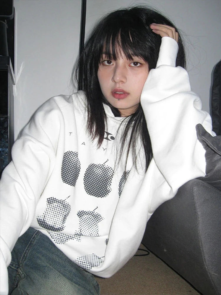 Pixel Core Apple Hoodie