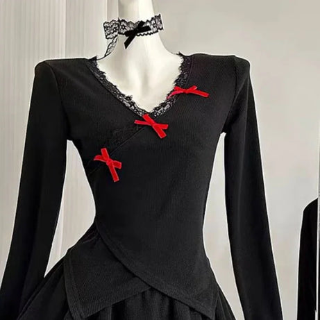 Midnight Doll Lace Set