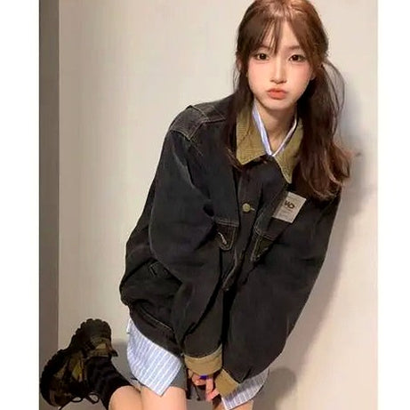 Oversized Vintage Denim Jacket