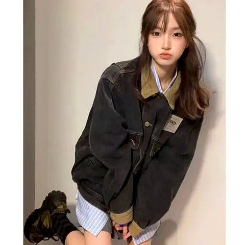 Oversized Vintage Denim Jacket