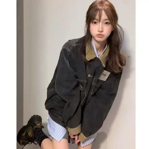 Oversized Vintage Denim Jacket