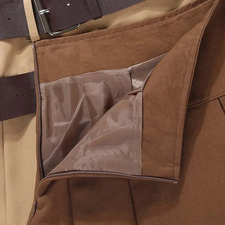 Utility Belted Mini Skirt