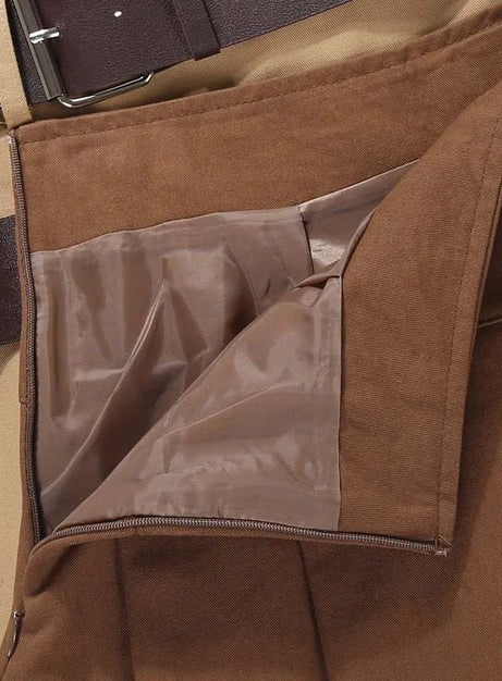 Utility-Minirock mit Gürtel