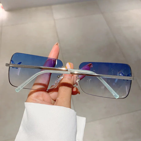 Flutter Glow Rimless Sunglasses