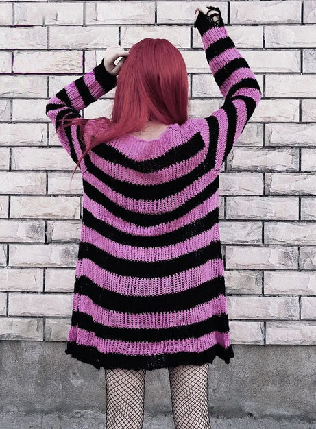 Grunge Candy Randig tröja