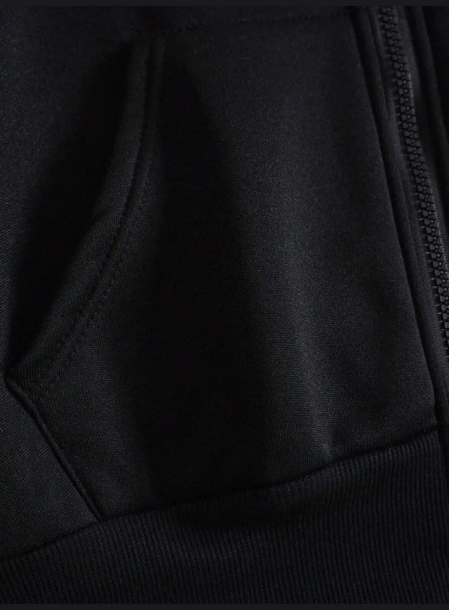 Gothic Butterfly Zip-Up Hoodie