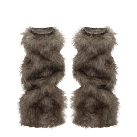 Feral Grunge Fuzzy Leg Warmers