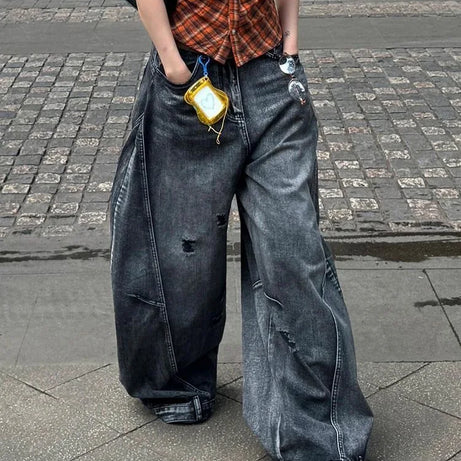 Y2K Baggy Wide Leg Denim Jeans