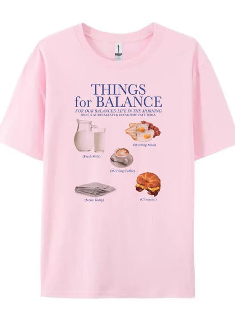 Breakfast Routine Oversized T-Shirt