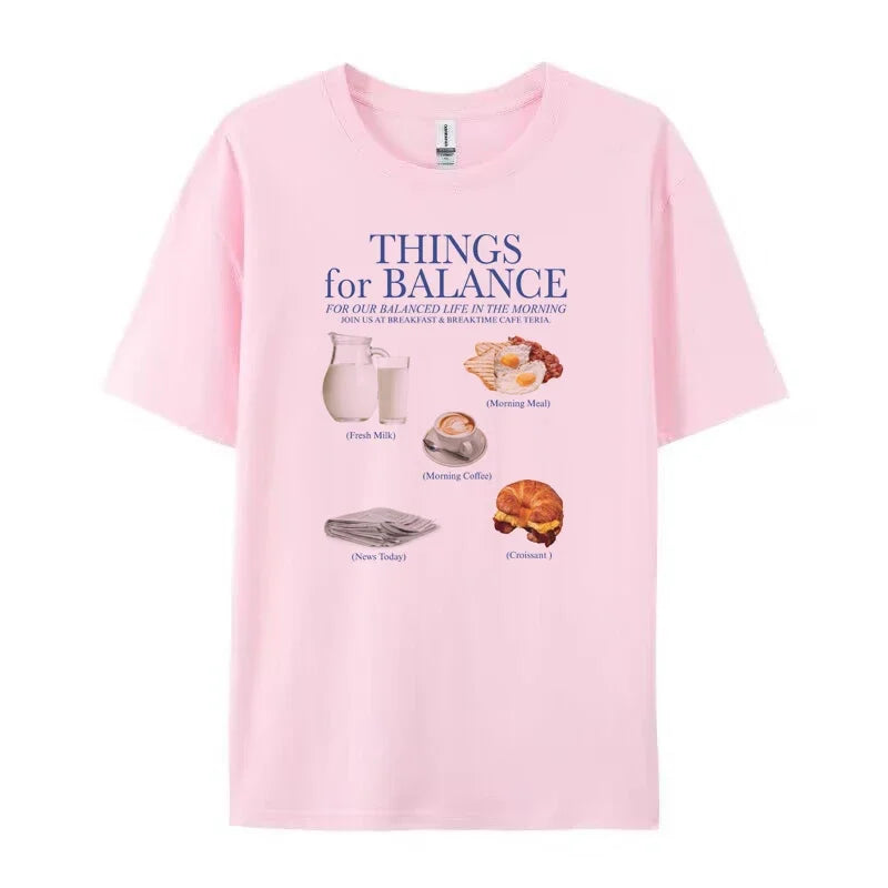 Breakfast Routine Oversized T-Shirt