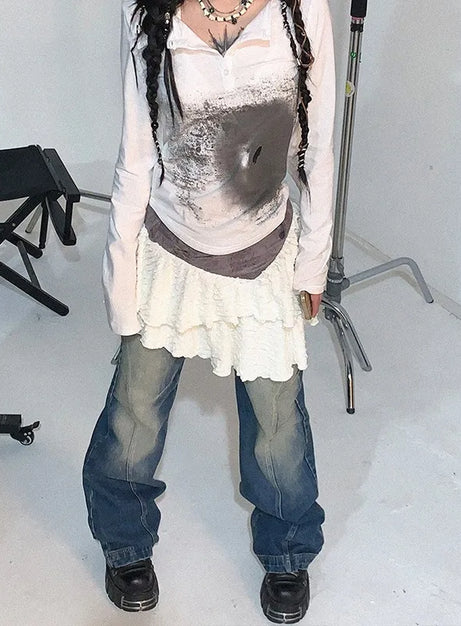 Frosted Layers Skirt