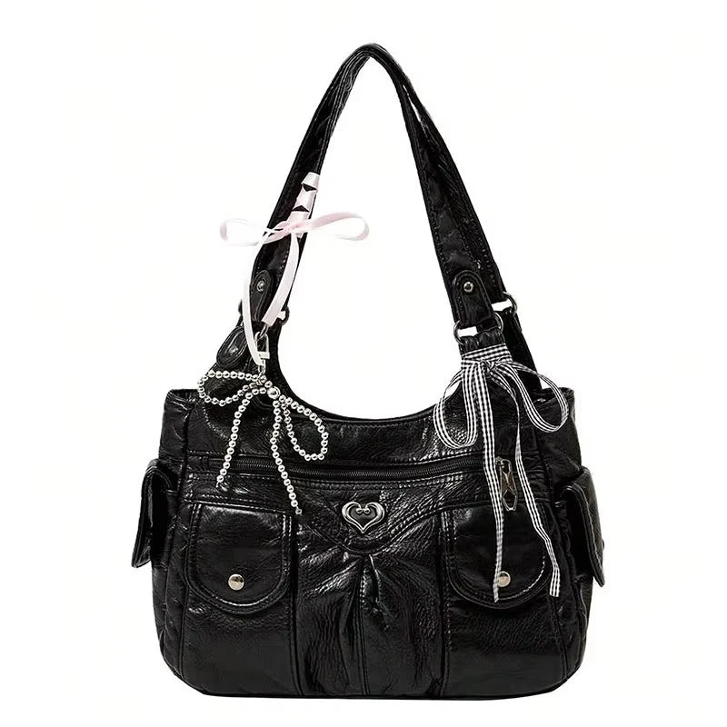 Heartcore Bow Charm Bag