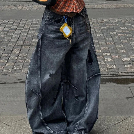 Y2K Baggy Wide Leg Denim Jeans
