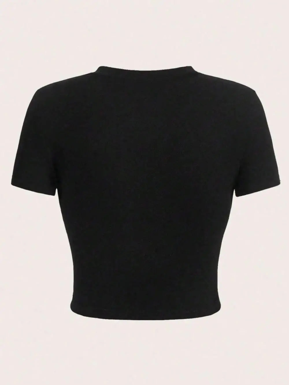 Money Talks Graphic Crop Top