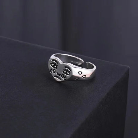 Crying Heart Adjustable Ring