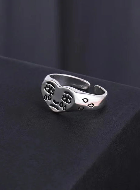 Crying Heart Adjustable Ring