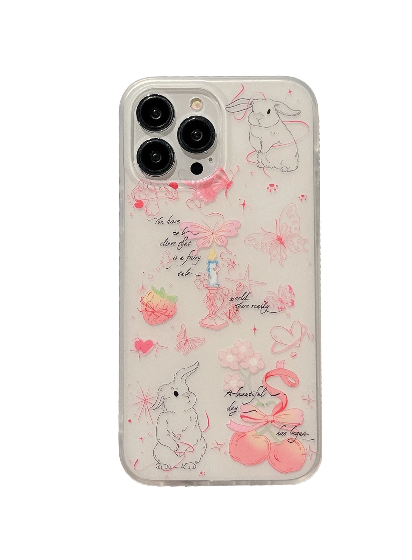 Bunny Bloom Fantasy  iPhone Case