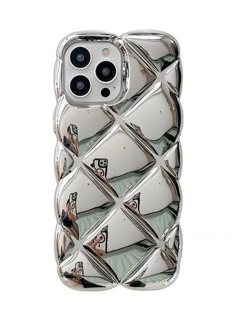 Starburst Silberne iPhone-Hülle