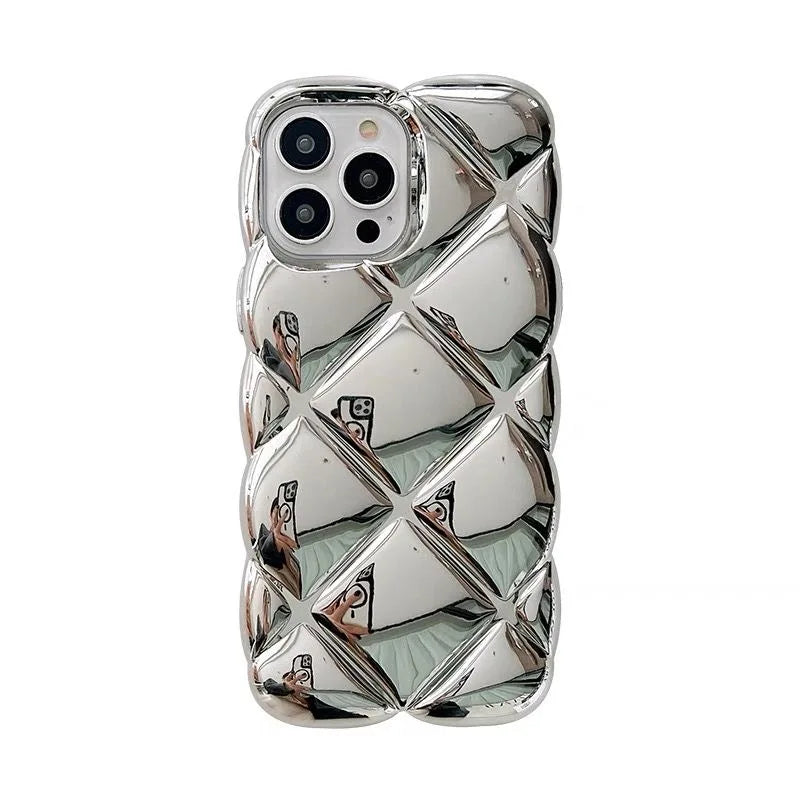 Starburst Silver iPhone Case