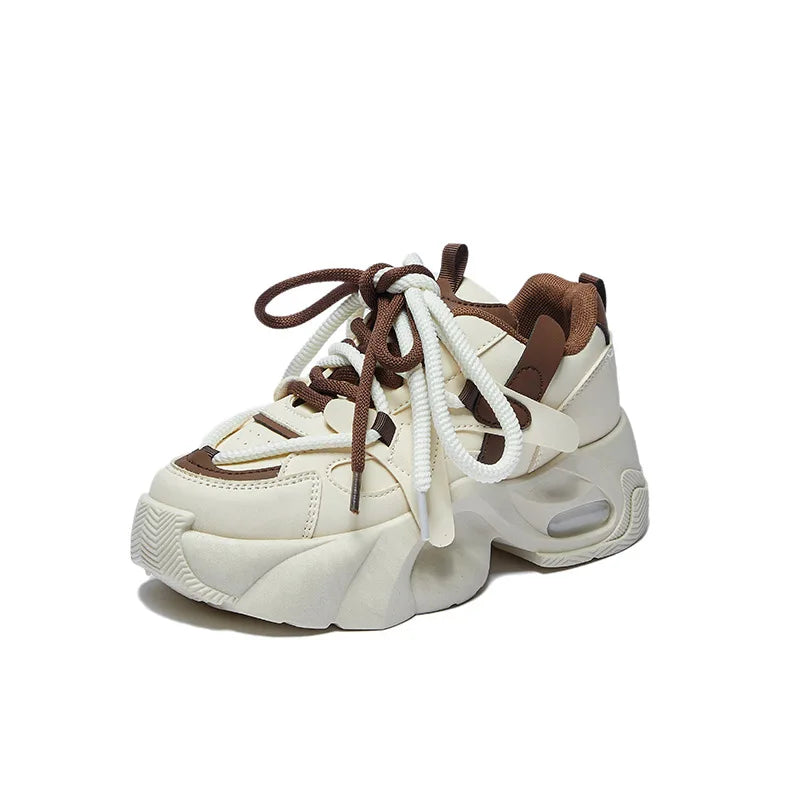 Mocha Swirl Chunky Sneakers
