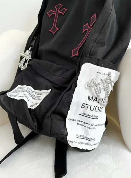 Crimson Cross Gothic Rucksack